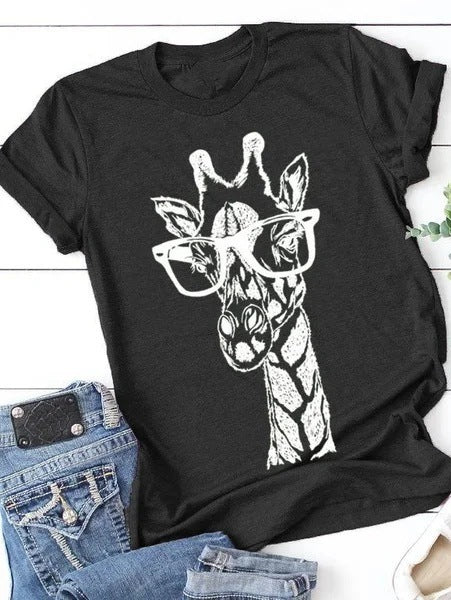 Men’s Floral Print Short-Sleeve T-Shirt – Casual Urban Style Pullover