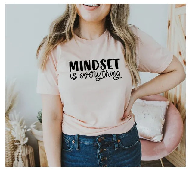 Mindset Is Everything T-Shirt – Motivational Mental Health Tee, Empowerment Shirt