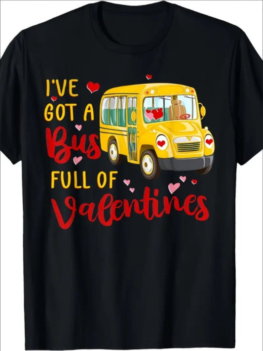 Love Valentine's Day T-Shirt, Matching Couple Tee, Christmas Couple Shirt, Casual Short-Sleeve T-Shirt